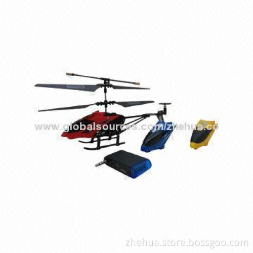 Colorful-design alloy 3CH mini helicopter with gyro-control and battery-protection device